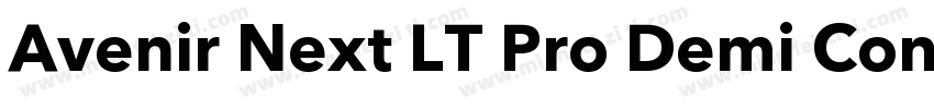 Avenir Next LT Pro Demi Cond Regula字体转换